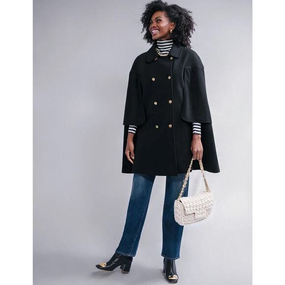 Tuckernuck Jackets & Blazers - Tuckernuck Black India Cape Jacket Size Small